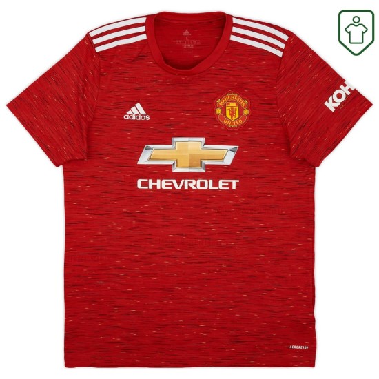 Maglia retrò casa uomo Manchester United 2020/21 B. Fernandes #18