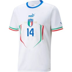 Federico Chiesa #14 Italia Maglia Trasferta Coppa del Mondo 2022 Federico Chiesa #14 Italia Maglia Trasferta Coppa del Mondo 2022
