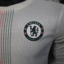 Uomo Chelsea 2025/26 Maglia Away Manica Lunga