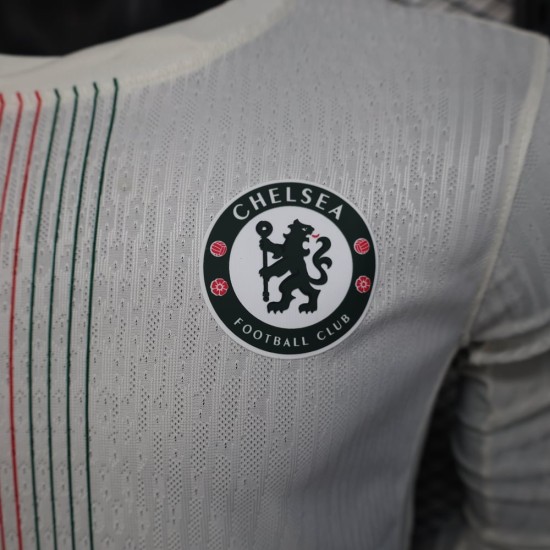 Bambino Chelsea 2025/26 Maglia Away Manica Lunga