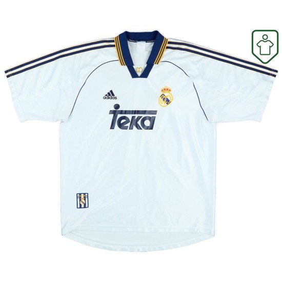 Uomo Maglia retro casa Real Madrid 1998/00 Raul #7 Uomo Maglia retro casa Real Madrid 1998/00 Raul #7