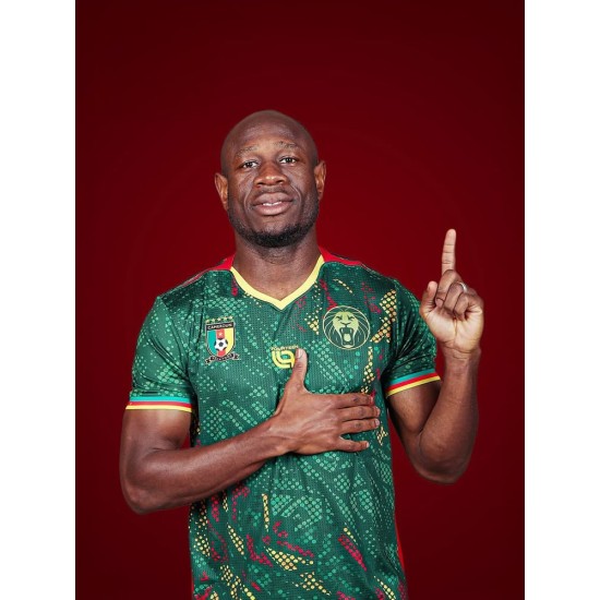 Maglia Third Camerun 2025/26 Fourteen AFCON da uomo Maglia Third Camerun 2025/26 Fourteen AFCON da uomo