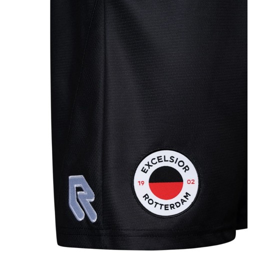 Pantaloncini Home Excelsior Rotterdam 2026/27 - Neri Uomo