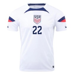 DeAndre Yedlin #22 USMNT Maglia Casa Coppa del Mondo 2022 DeAndre Yedlin #22 USMNT Maglia Casa Coppa del Mondo 2022
