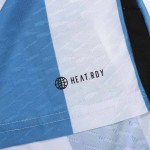 Maglia Versione Giocatore Casa Campioni Argentina Coppa del Mondo 2022 - 3 Stella