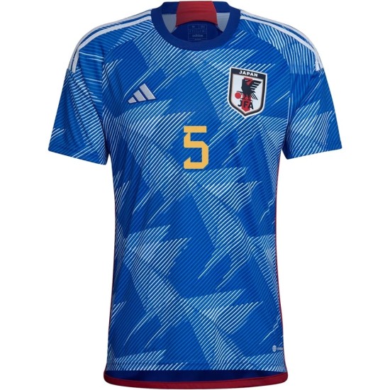 Yuto Nagatomo #5 Giappone Maglia Casa Coppa del Mondo 2022