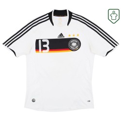 Maglia retrò Germania 2008/09 casa da uomo Ballack #13 Maglia retrò Germania 2008/09 casa da uomo Ballack #13