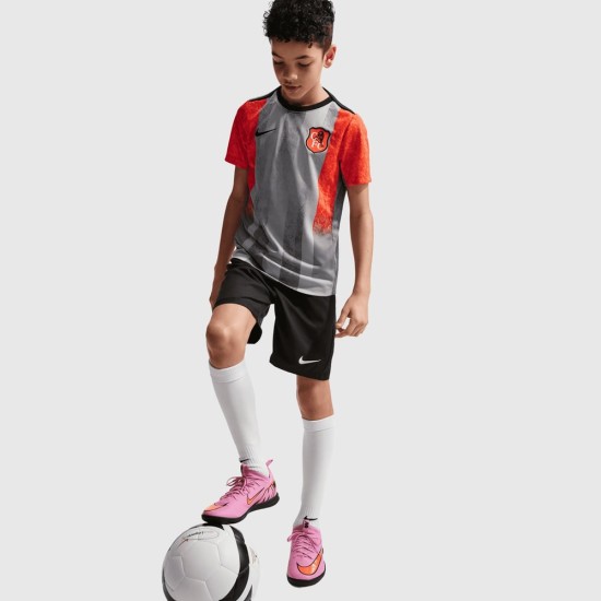 Bambino Chelsea 2025/26 Terza Maglia Pre-Match Grigia