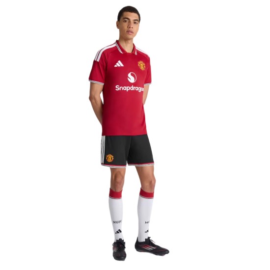 Pantaloncini Home Bambino Manchester United 2026/27 - Nero Pantaloncini Home Bambino Manchester United 2026/27 - Nero