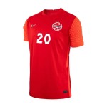 Jonathan David #20 Canada Maglia Casa Coppa del Mondo 2022