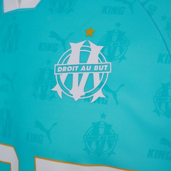 Maglia Retro King OM #9 - Blu Bambino