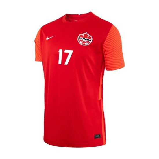 Cyle Larin #17 Canada Maglia Casa Coppa del Mondo 2022
