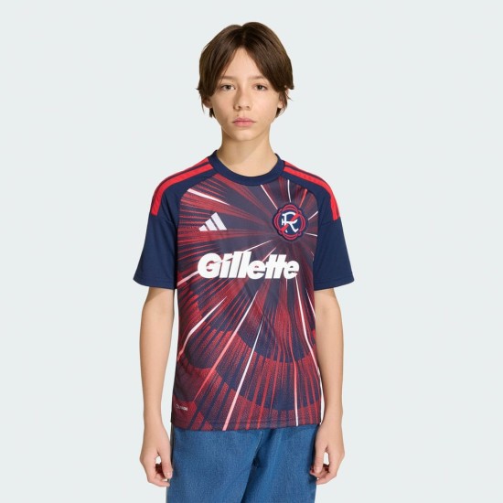Bambino New England Revolution 2026 Maglia Home Bambino New England Revolution 2026 Maglia Home