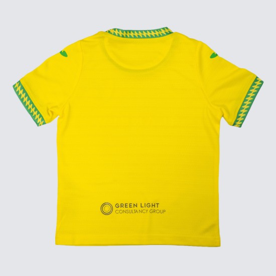 Kit Casa Bambino Norwich City 2025/26