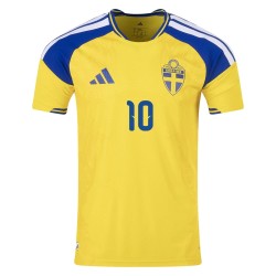 Maglia Autentica Home Svezia 2026 Uomo IBRAHIMOVIĆ #10 Maglia Autentica Home Svezia 2026 Uomo IBRAHIMOVIĆ #10