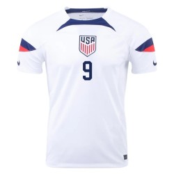 Ricardo Pepi #9 USMNT Maglia Casa Coppa del Mondo 2022