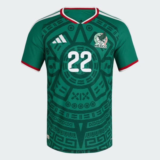 Maglia Ufficiale Casa Messico 2026 Uomo H. LOZANO #22