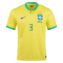 Thiago Silva #3 Brasile Maglia Casa Coppa del Mondo 2022 Thiago Silva #3 Brasile Maglia Casa Coppa del Mondo 2022