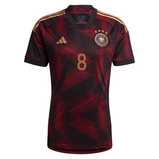 Leon Goretzka #8 Germania Maglia Trasferta Coppa del Mondo 2022