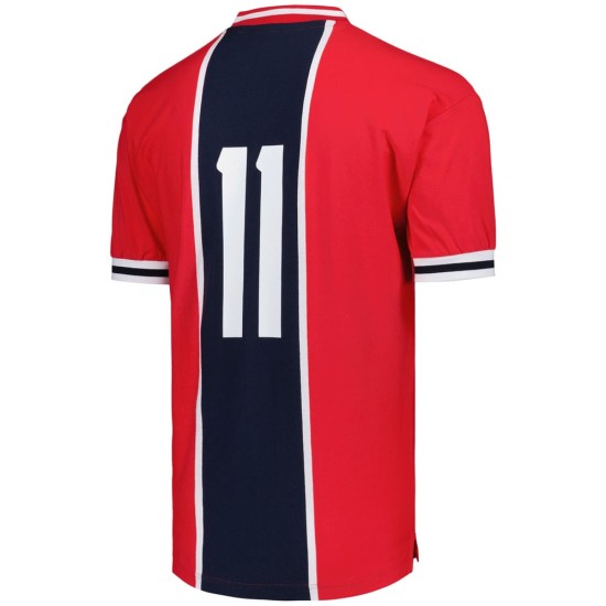 Maglia Retro trasferta PSG uomo 1975 #11 Maglia Retro trasferta PSG uomo 1975 #11