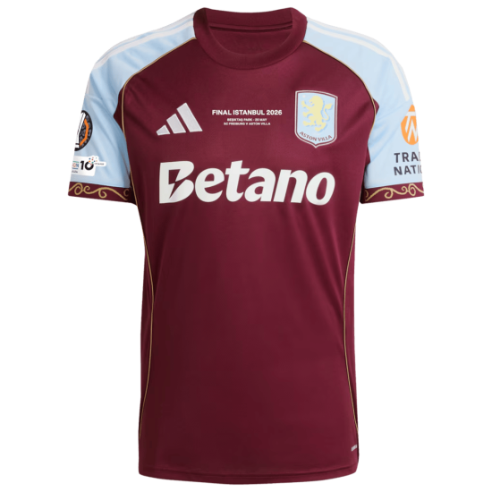 Maglia Aston Villa Vincitori UEFA Europa League 2025/26 Uomo