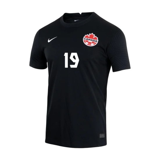 Alphonso Davies #19 Canada Terza Maglia Coppa del Mondo 2022
