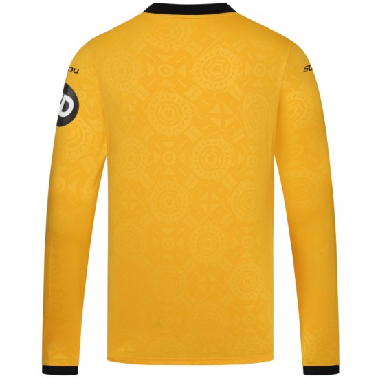 Maglia Manica Lunga Casa 2025/26 Wolverhampton Wanderers Uomo