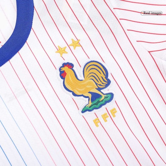 Maglia+Pantaloncini Trasferta Bambini Francia EURO 2024 Maglia+Pantaloncini Trasferta Bambini Francia EURO 2024