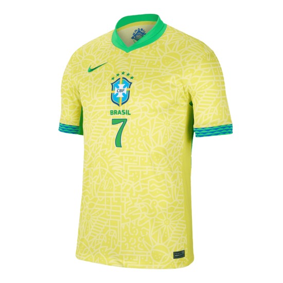 Maglia Casa VINI JR. #7 Brasile Copa America 2024