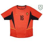 Maglia retrò Belgio 2002/04 casa da uomo Van Buyten #16