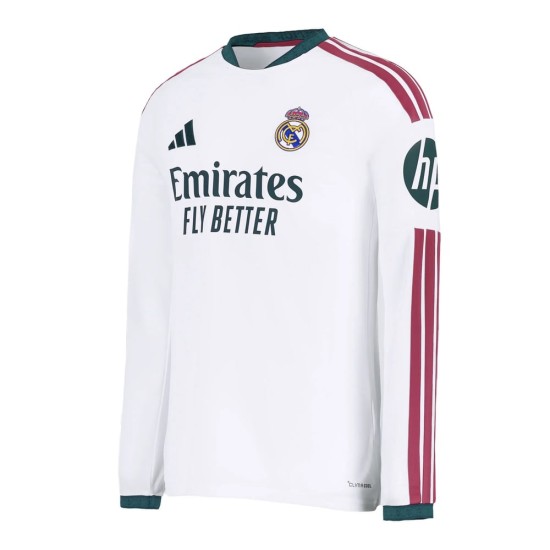 Maglia Home Real Madrid 2026/27 a Maniche Lunghe Uomo Maglia Home Real Madrid 2026/27 a Maniche Lunghe Uomo