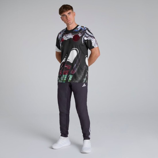 Donna Manchester United 2025/26 Terza Maglia Pre Match - Nero Donna Manchester United 2025/26 Terza Maglia Pre Match - Nero