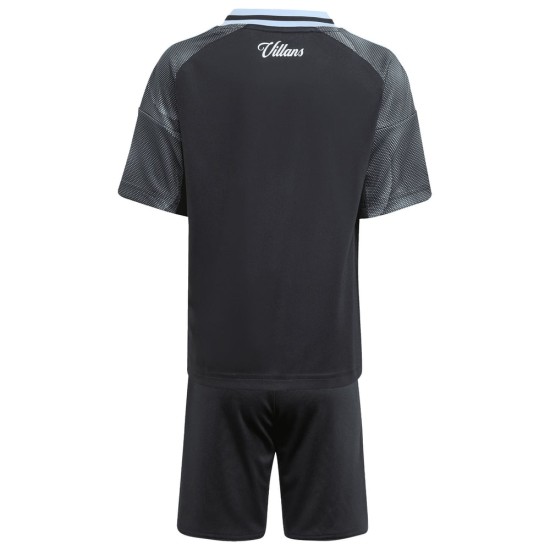 Kit trasferta Aston Villa 2025/26 bambino