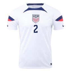 Sergino Dest #2 Maglia Casa dell'USMNT Coppa del Mondo 2022 Sergino Dest #2 Maglia Casa dell'USMNT Coppa del Mondo 2022