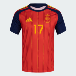 Maglia Ufficiale Casa Spagna 2026 Uomo WILLIAMS JR. #17