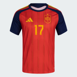 Maglia Ufficiale Casa Spagna 2026 Uomo WILLIAMS JR. #17