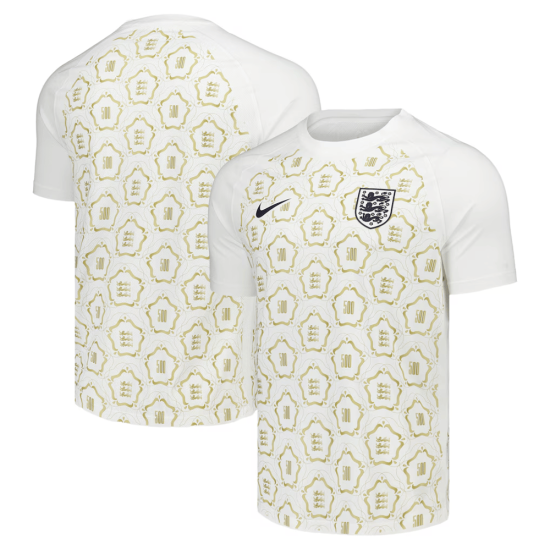 Maglia Pre-Partita 500º Anniversario England Lionesses Bambino – Bianco Maglia Pre-Partita 500º Anniversario England Lionesses Bambino – Bianco