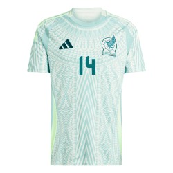 Maglia Trasferta Javier Hernandez Chicharito #14 Messico Copa America 2024
