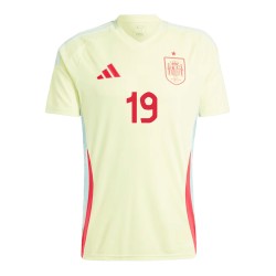 Maglia Trasferta LAMINE YAMAL #19 Spagna EURO 2024 Maglia Trasferta LAMINE YAMAL #19 Spagna EURO 2024