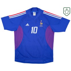 Maglia retrò Francia 2002/04 casa da uomo Zidane #10