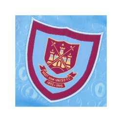 Maglia retrò trasferta anniversario uomo West Ham United 1995 celeste Maglia retrò trasferta anniversario uomo West Ham United 1995 celeste