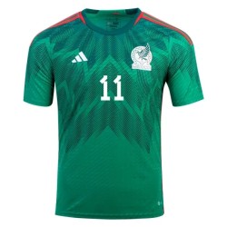 Carlos Vela #11 Messico Maglia Casa Coppa del Mondo 2022