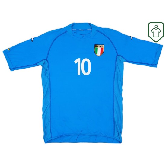 Maglia retrò Italia 2002 casa da uomo Totti #10