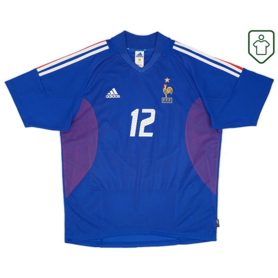 Maglia retrò Francia 2002/04 casa da uomo Henry #12