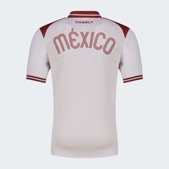 Maglia Heritage Edizione Speciale Messico 2025 Uomo - Bianco Maglia Heritage Edizione Speciale Messico 2025 Uomo - Bianco