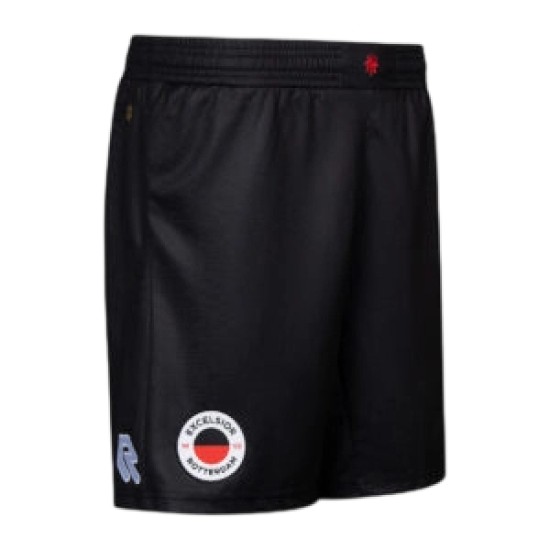 Pantaloncini Home Excelsior Rotterdam 2026/27 - Neri Uomo