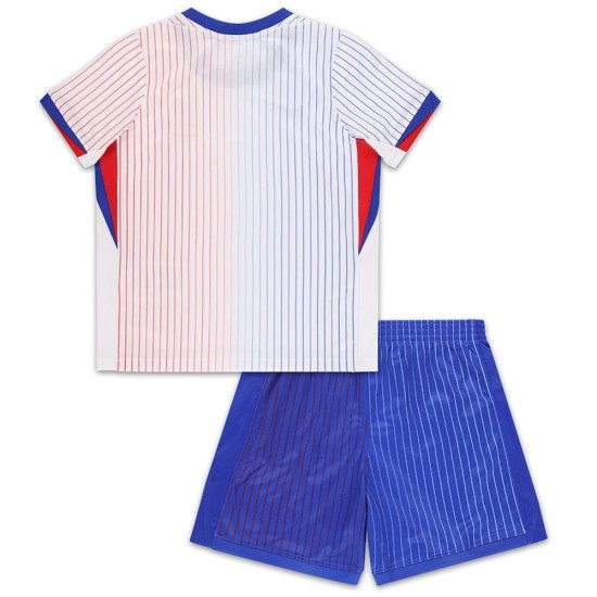 Maglia+Pantaloncini Trasferta Bambini Francia EURO 2024 Maglia+Pantaloncini Trasferta Bambini Francia EURO 2024