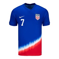 Maglia Trasferta Giovanni Reyna #7 USMNT Copa America 2024 Maglia Trasferta Giovanni Reyna #7 USMNT Copa America 2024