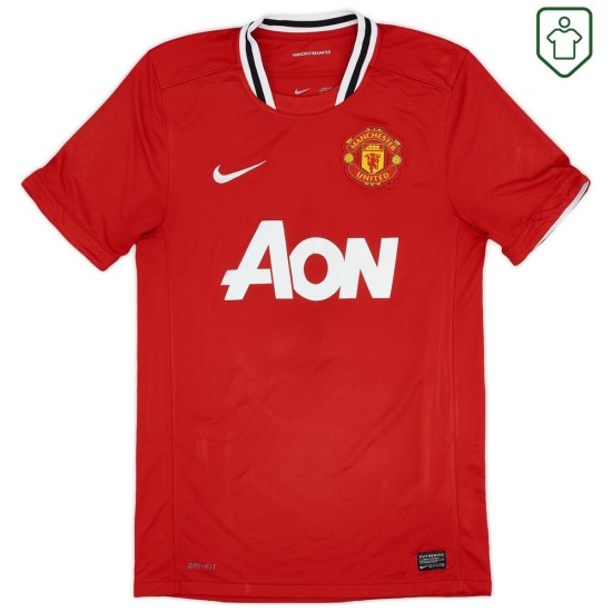 Maglia retrò casa uomo Manchester United 2011/12 Scholes #22