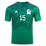 Hector Moreno #15 Messico Maglia Casa Coppa del Mondo 2022